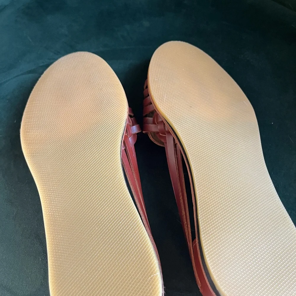 Nisolo Tan Flats Stylish Comfortable Loafers - Picture 3 of 4